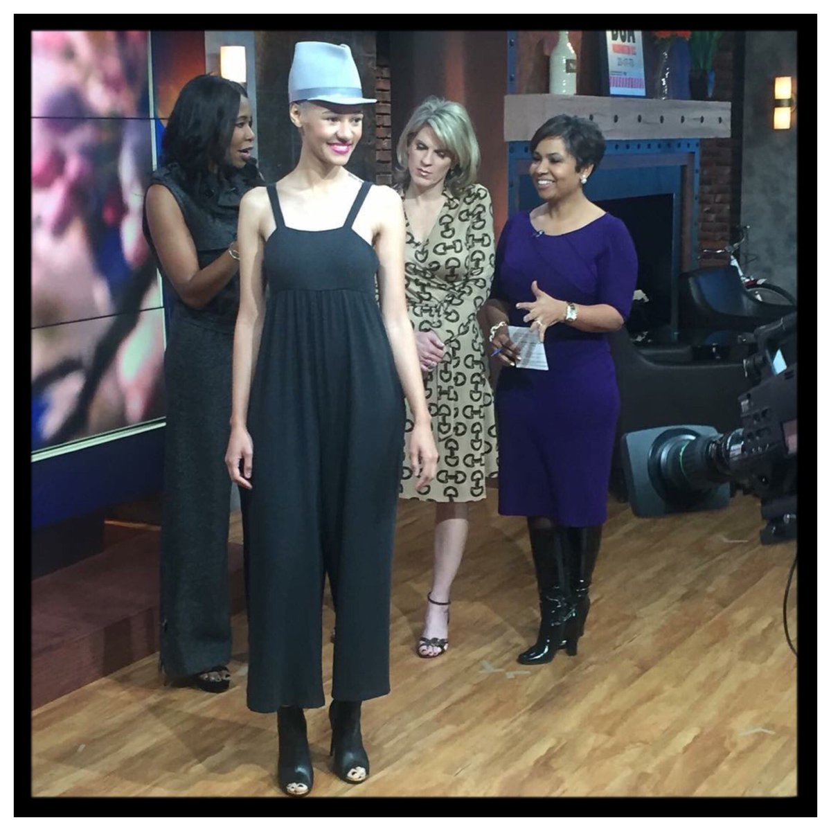 exclusivezindi's tweet photo. The Culotte Playsuit was featured on @fox5dc @fox5ny today 💕 >> https://t.co/BF7D6Fbmn0 @neshNYC @Zindigo #fashion https://t.co/BJaIUOx2tR