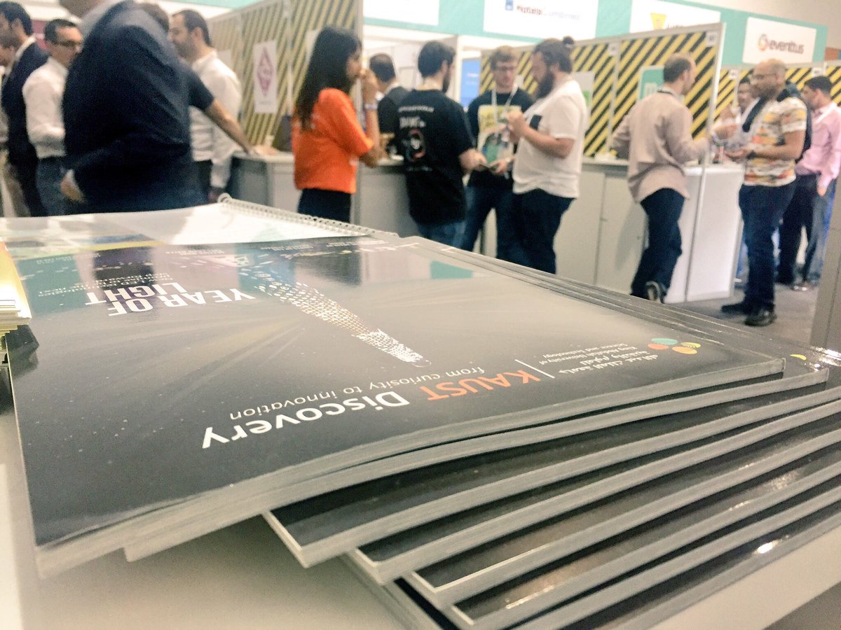 KAUSTStartups's tweet image. We're ready for day 2 of #STEP2016! Be sure to stop by and pick up some info on our innovations. We &amp;lt;3 startups!