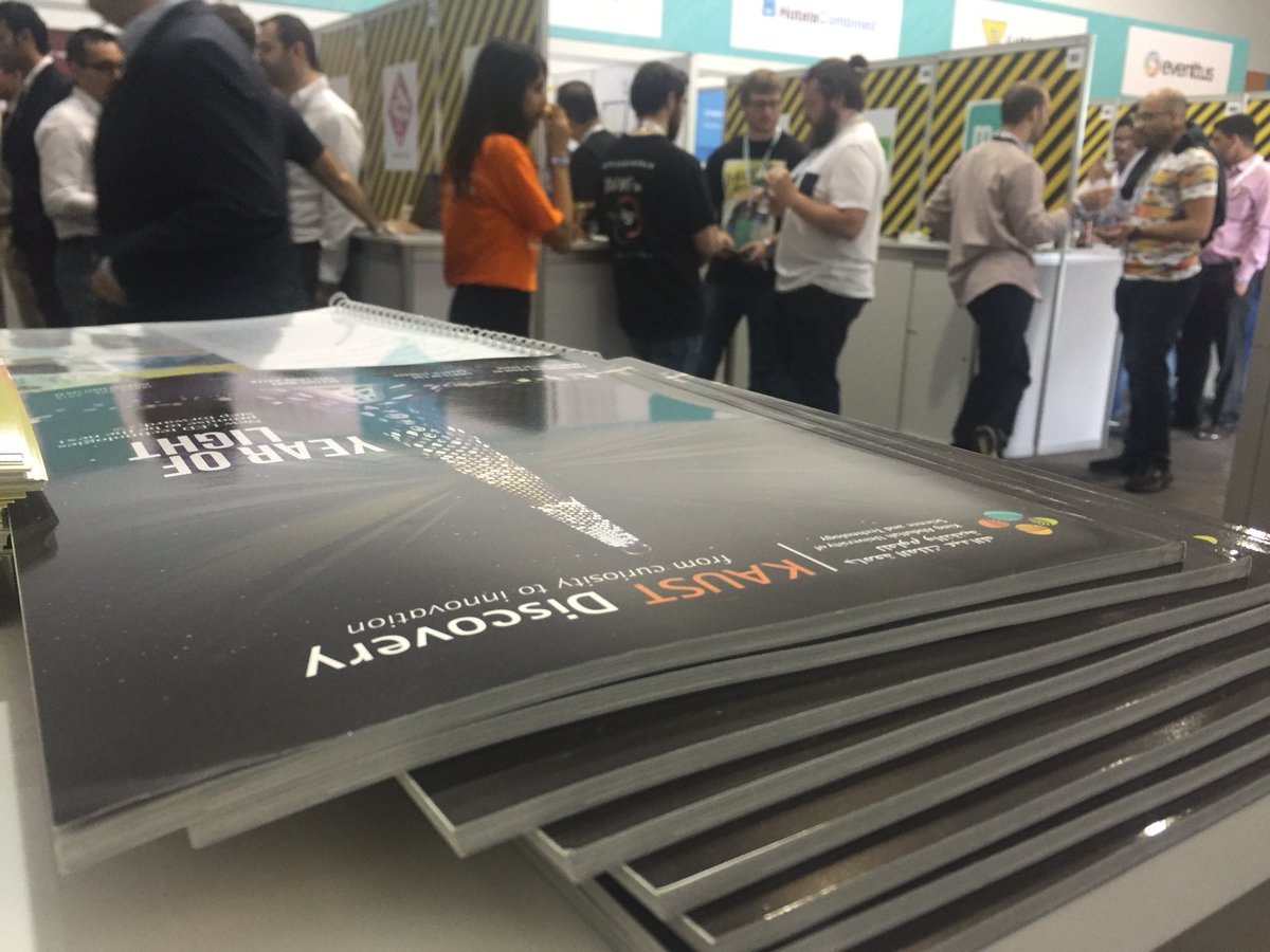 KAUSTStartups's tweet image. We're ready for day 2 of #STEP2016! Be sure to stop by and pick up some info on our innovations. We &amp;lt;3 startups!