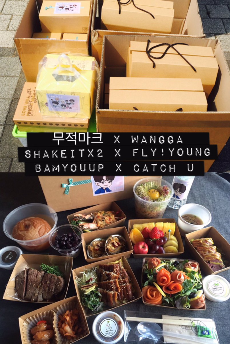Catch_U97's tweet photo. 더쇼 서포트 전달완료되었습니다. 우리 멋진 갓세븐 맛있게 먹구, 더 높이 날아가자!! 오늘도 1위하자!! 그리고 항상 예쁜 스티커 그려주신 @got_pang 님, 너무 감사합니다~ ^^ https://t.co/JCz6MAyR2r