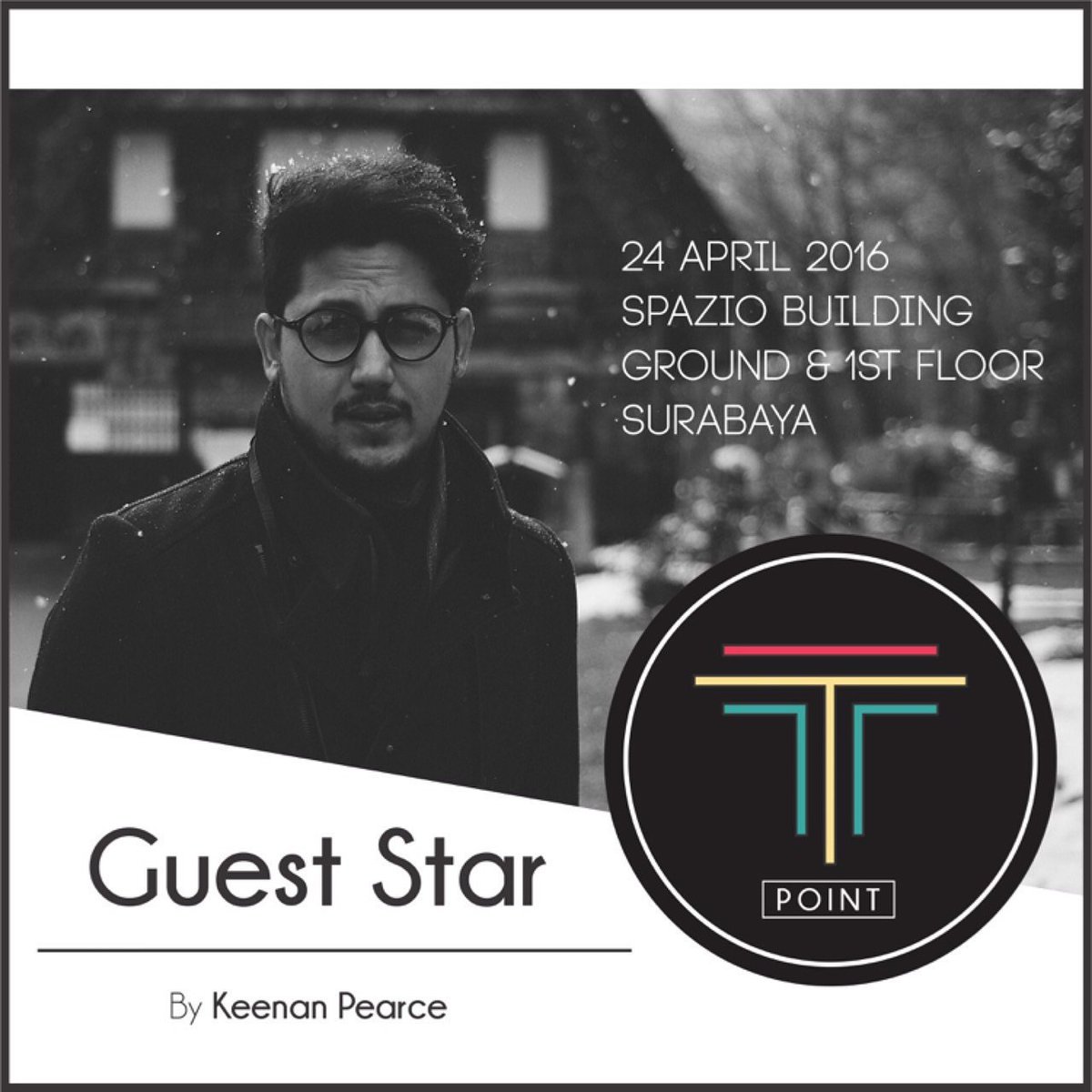 AstellaIndah's tweet photo. Behold T Point is coming to you Surabaya People.There will be an inspiring Talk Show by @keenanpearce 24 April 2016 https://t.co/p1a8fQI8u5