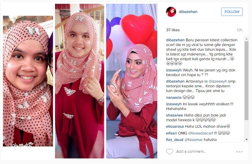 ANDYSAHLAM's tweet photo. Mengapa bayar lebih untuk tudung yang sama?

Tudung? Trivago.. https://t.co/QyFln34fOH