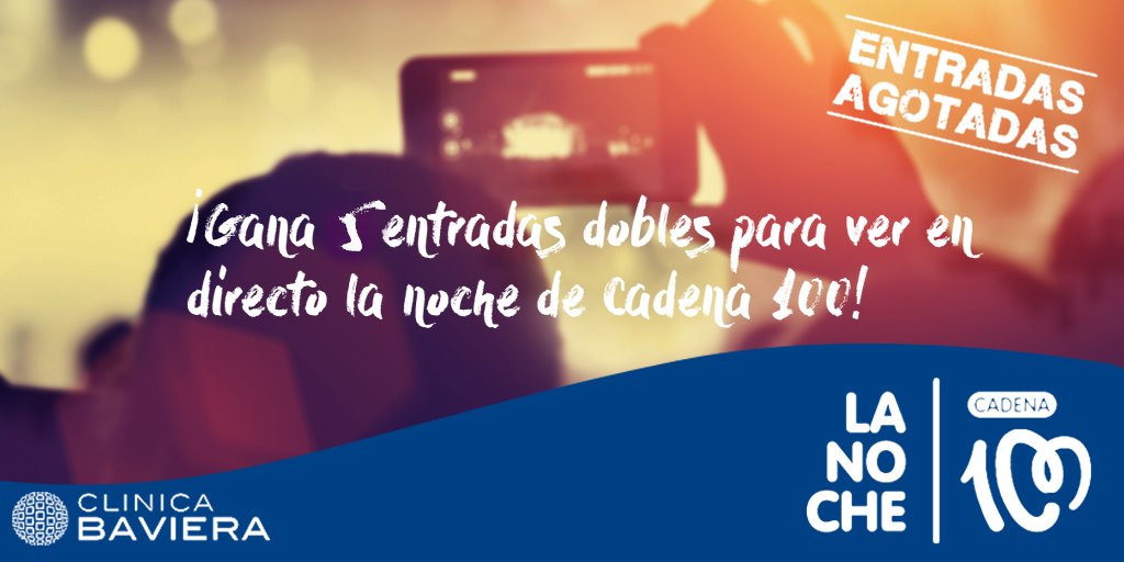baviera_clinica's tweet photo. ¡¡No te lo pierdas!! Ultimo día para hacerte con una entrada doble. ¡Haz RT y disfruta del concierto! 🎤🎶 https://t.co/PxTfsHCYVc