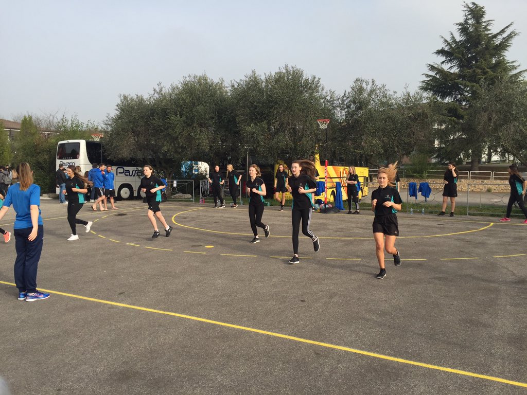 TSLA_PE's tweet image. Netball training is underway at 9am. Schedule change means U16 boys train at 10 &amp;amp; play a game tonight. #italytsla16
