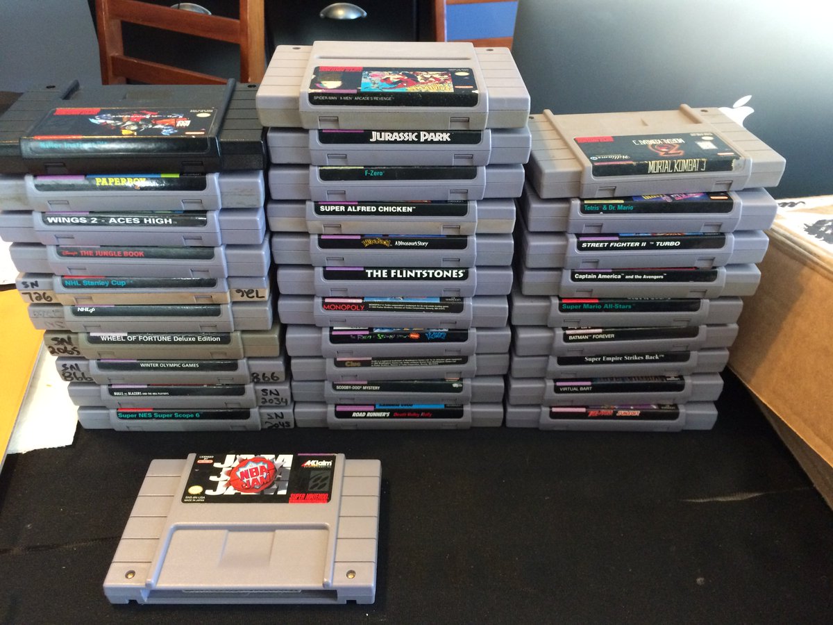 RedAntRetro's tweet photo. Some of the games I've added over the weekend! #SNES More to come! #retrogaming #RedAntRetro https://t.co/KP1vq12yWJ https://t.co/MiHSm9eJv2