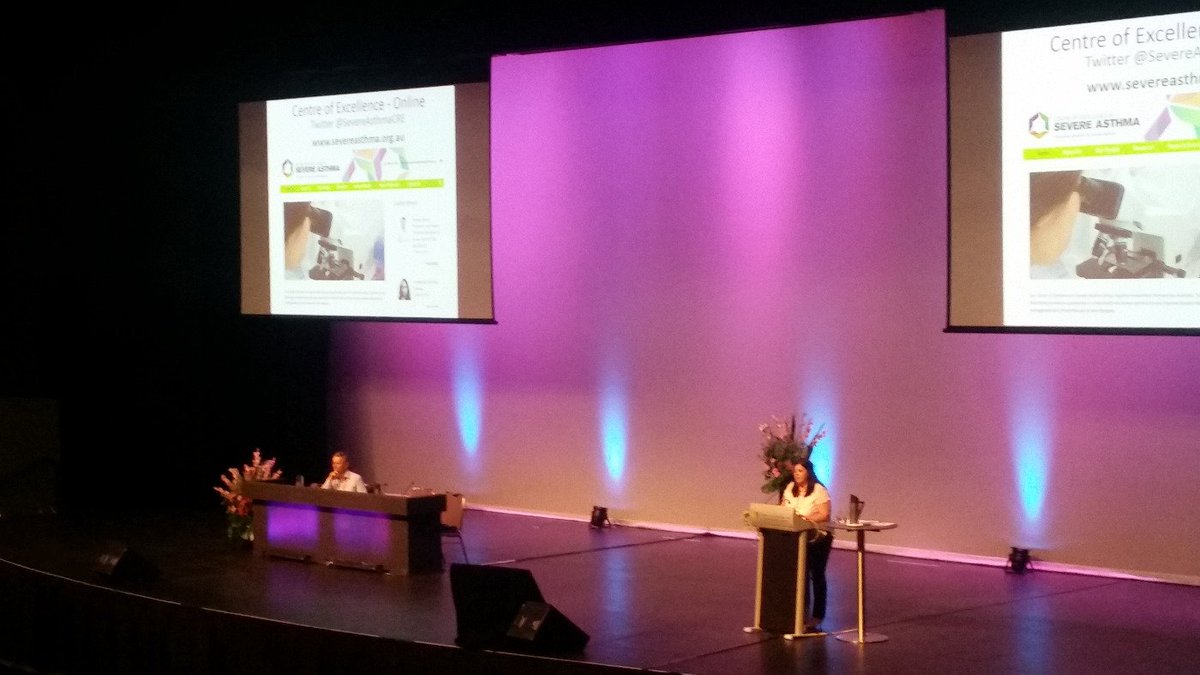 Launching our new website for #severeasthma severeasthma.org.au #tsanzsrs