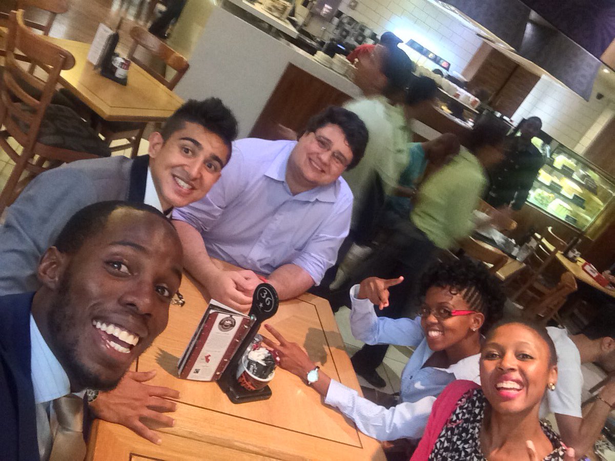 tagumunetsi's tweet photo. After the @AFJuniorBoard presentation, a debrief lunch with #TeamArrow #MarkMade #AFJB2016 #SERVEwithAllYourHEART ❤. https://t.co/8MneCfJ6y1
