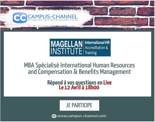 MagellanRH's tweet photo. J-7 avant de poser toutes vos questions en live sur notre MBA Spécialisé en Comp &amp; Ben ! https://t.co/IbR6wB0DlS https://t.co/nC0JPv65tx