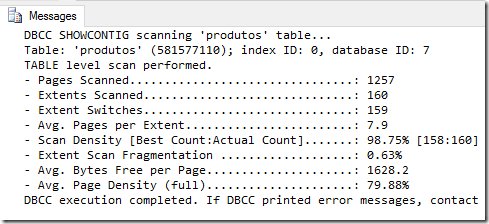 FCatae's tweet image. DBCC SHOWCONTIG é o assunto de hoje! bit.ly/1W9bONZ #sqlninja #table #index