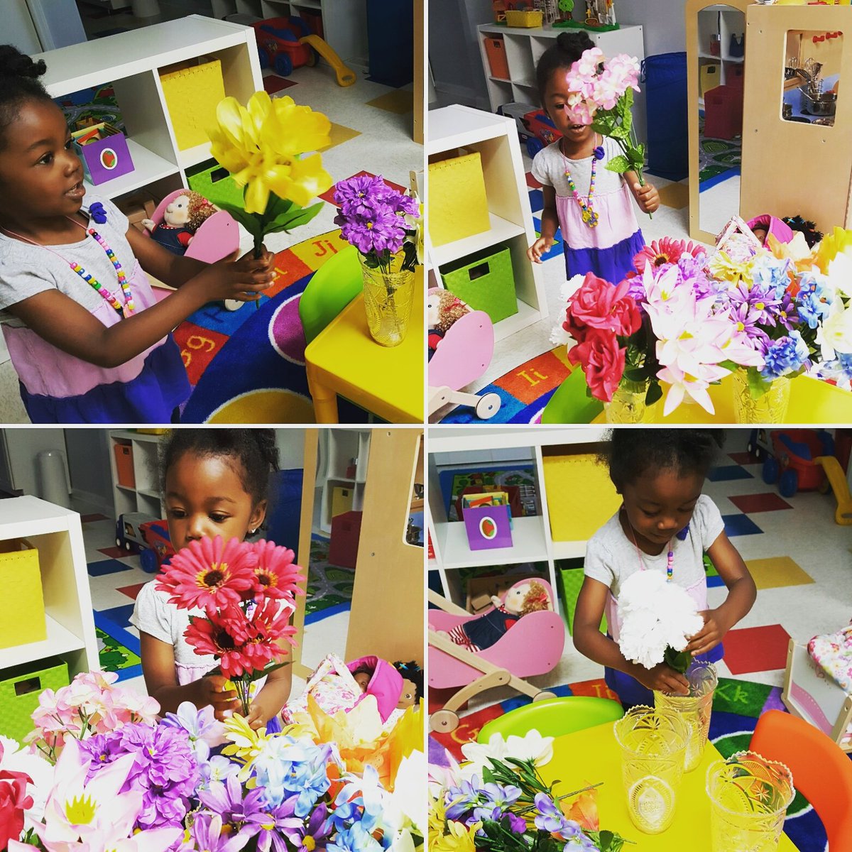tweet_CKC's tweet photo. Hard at work arranging and rearranging flowers!
#dramaticplay #flowershop #flowerarranging #ckckids https://t.co/zjBVmqrCOe