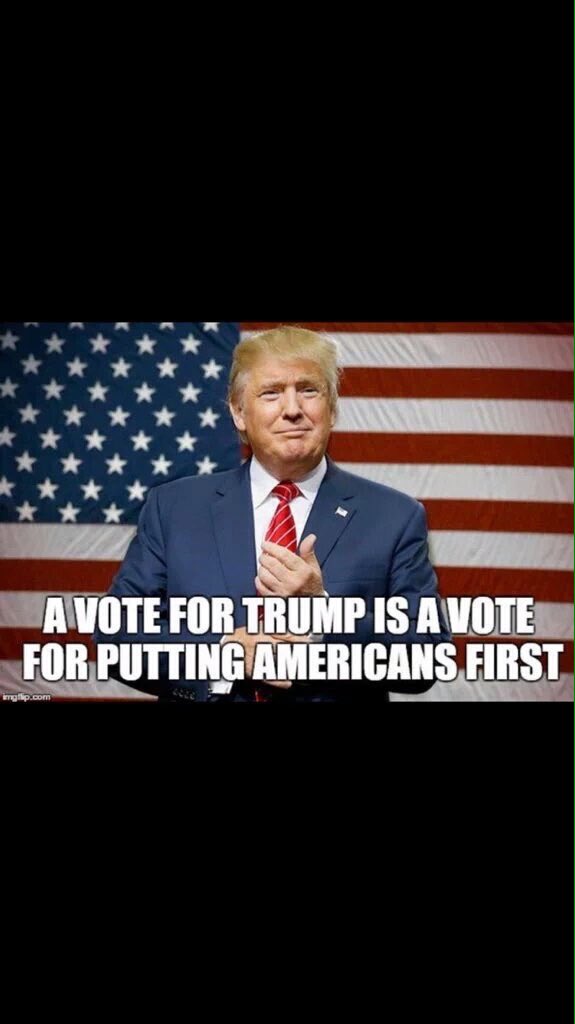 OleMurica's tweet photo. Wisconsin!! Remember!!

A vote for Trump is a vote for putting Americans first

#MakeAmericaGreatAgain #WIPrimary https://t.co/Wu0xFeypfl