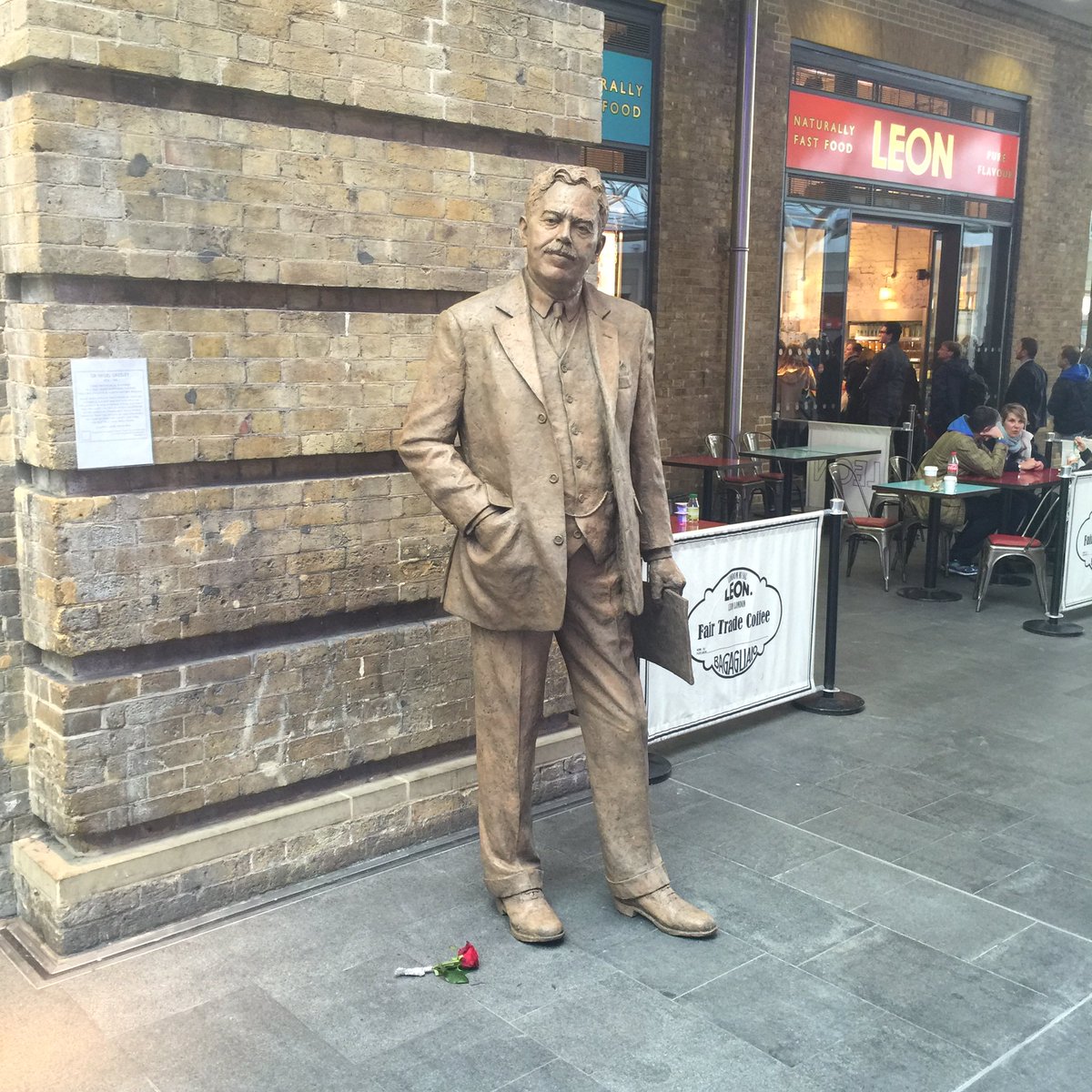 #gresleystatue Sir Nigel Gresley. Railway engineer extraordinaire. 1876-1941.
