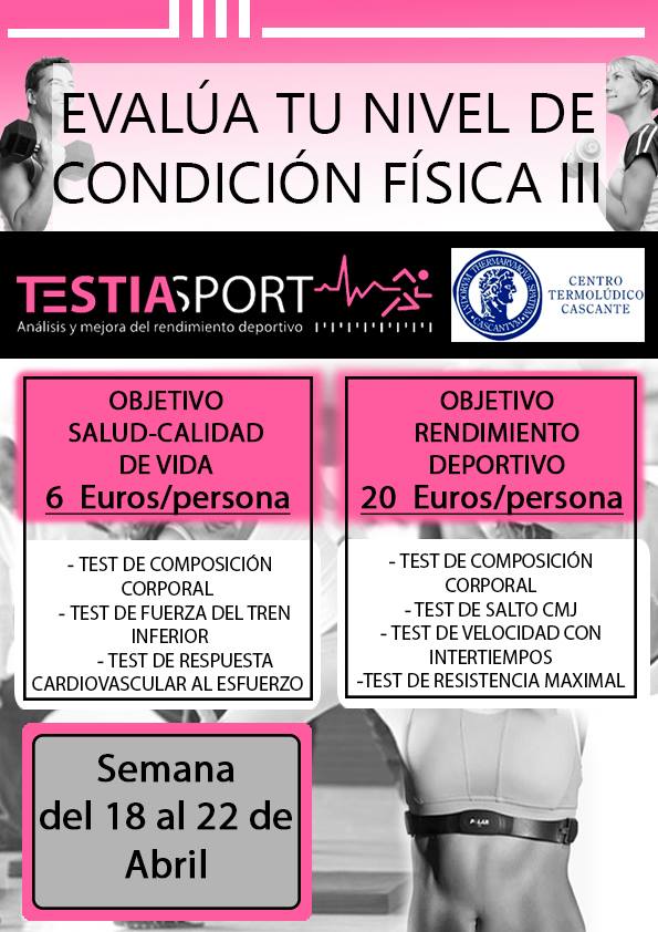 "Lo que no se mide, no se puede mejorar" Evalua tu Condición Física con Testia #deporteysalud #TestiaTermoludico