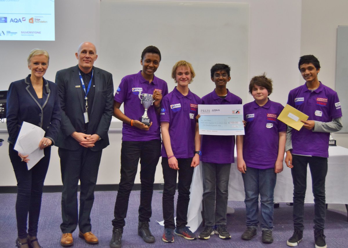 EESWSTEMCymru's tweet photo. 2nd place in #F1inSchools Secondary final awarded to Vortex St John's college and 3rd place BCS racing @barrycompdt https://t.co/c6CJi6CsWu