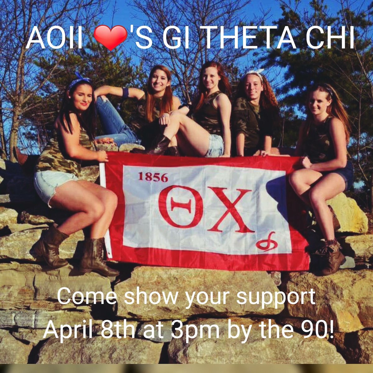 UK_AOII's tweet photo. 4 days!!! AOII supports USO and can't wait to support @UKThetaChi on Friday! https://t.co/eS8yTRCBJu