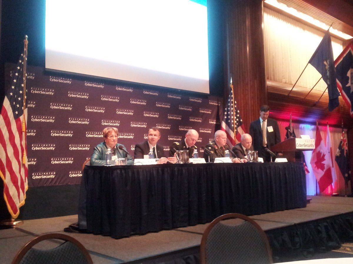 griggsy33's tweet photo. Enjoyed the “Enhancing Military Cooperation” panel at #cyberInt. @GenEarlMatthews https://t.co/HCHop3jTDv