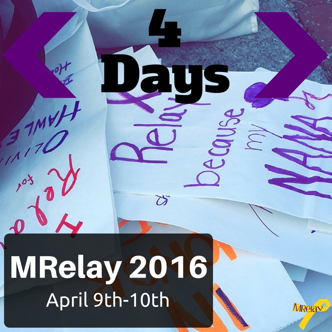 acsumich's tweet photo. 4 DAYS UNTIL THE BIG DAY!!!! Please sign up or donate at https://t.co/qny5Fc4y0m #mrelay #relayforlife https://t.co/O26T7ch0U7