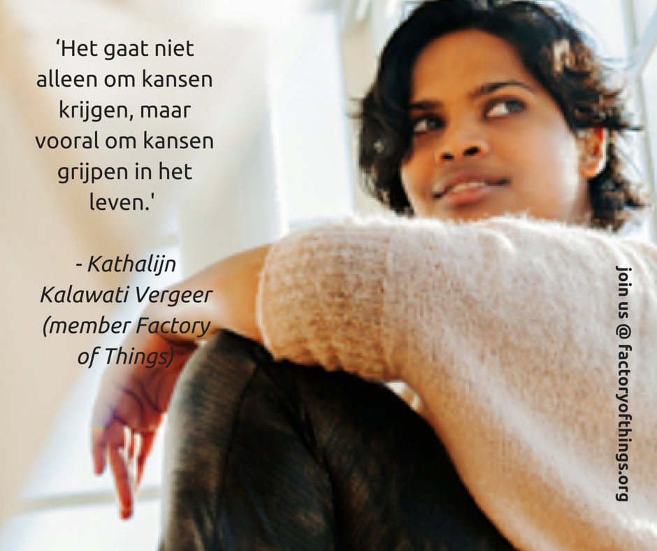 factoryofthings's tweet image. Program Coordinator bij onze Ithaka Academie -  Kathalijn Kalawati Vergeer - join us @ factoryofthings.org