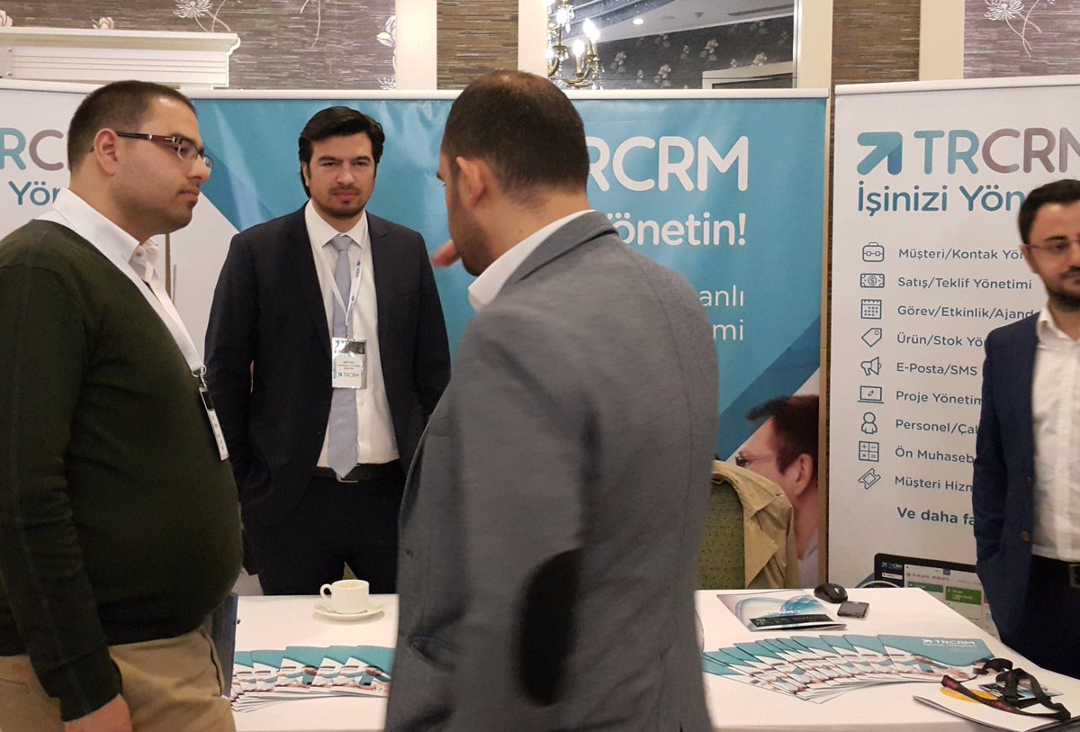tr_crm's tweet photo. CRM Çözümleri Konferansında çeşitli sektörlerden profesyonellerle bir araya gelerek TRCRM hakkında bilgi veriyoruz. https://t.co/YUK3CkuwrK