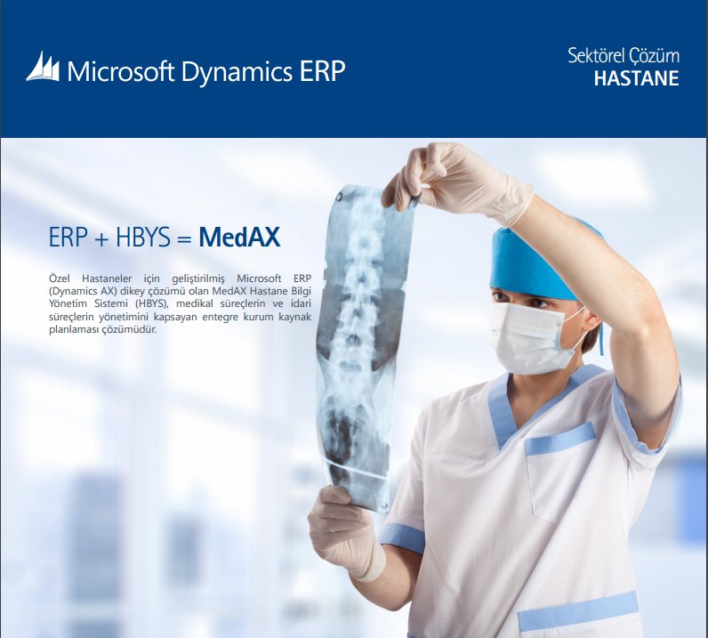 MedAX ürün tanıtım broşürünü incelediniz mi?  etg-it.com/pdf/ERP-Sektor… #microsoftpartner #MicrosoftERP