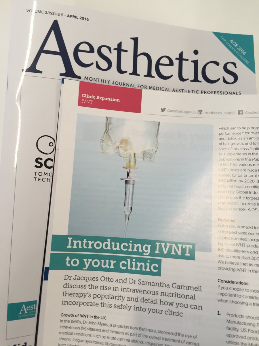 aestheticsgroup's tweet photo. Dr Jacques Otto and Dr Samantha Gammell show how to introduce #IVNT to your #AestheticClinic https://t.co/bnWuvuGgKy