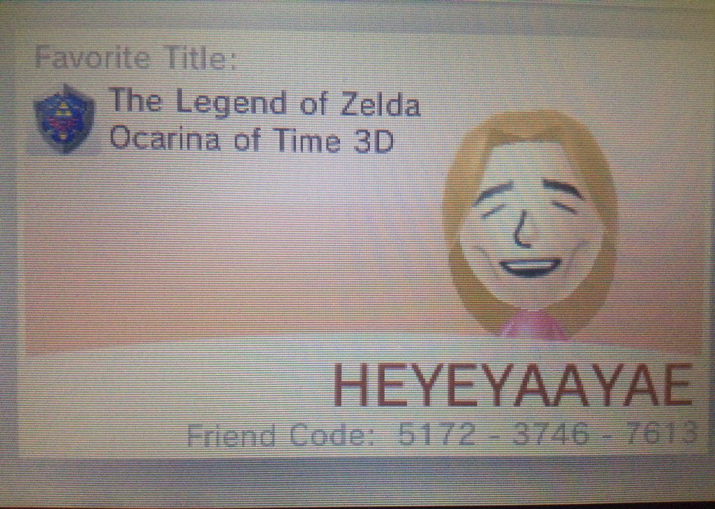 1stodiie's tweet photo. All I ever do is retweet dumb shit, but anyways add me on 3DS. 
#FriendCode3DS #FCExchange #TriforceHeroes :^) https://t.co/J33vMFV5CH