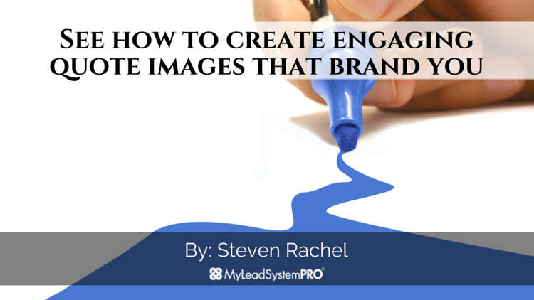 lynettebledsoe1's tweet photo. See How To Create Engaging #QuoteImages That #Brand You https://t.co/i9zj4nBtik
#branding #successips https://t.co/YZ9xzSerNV