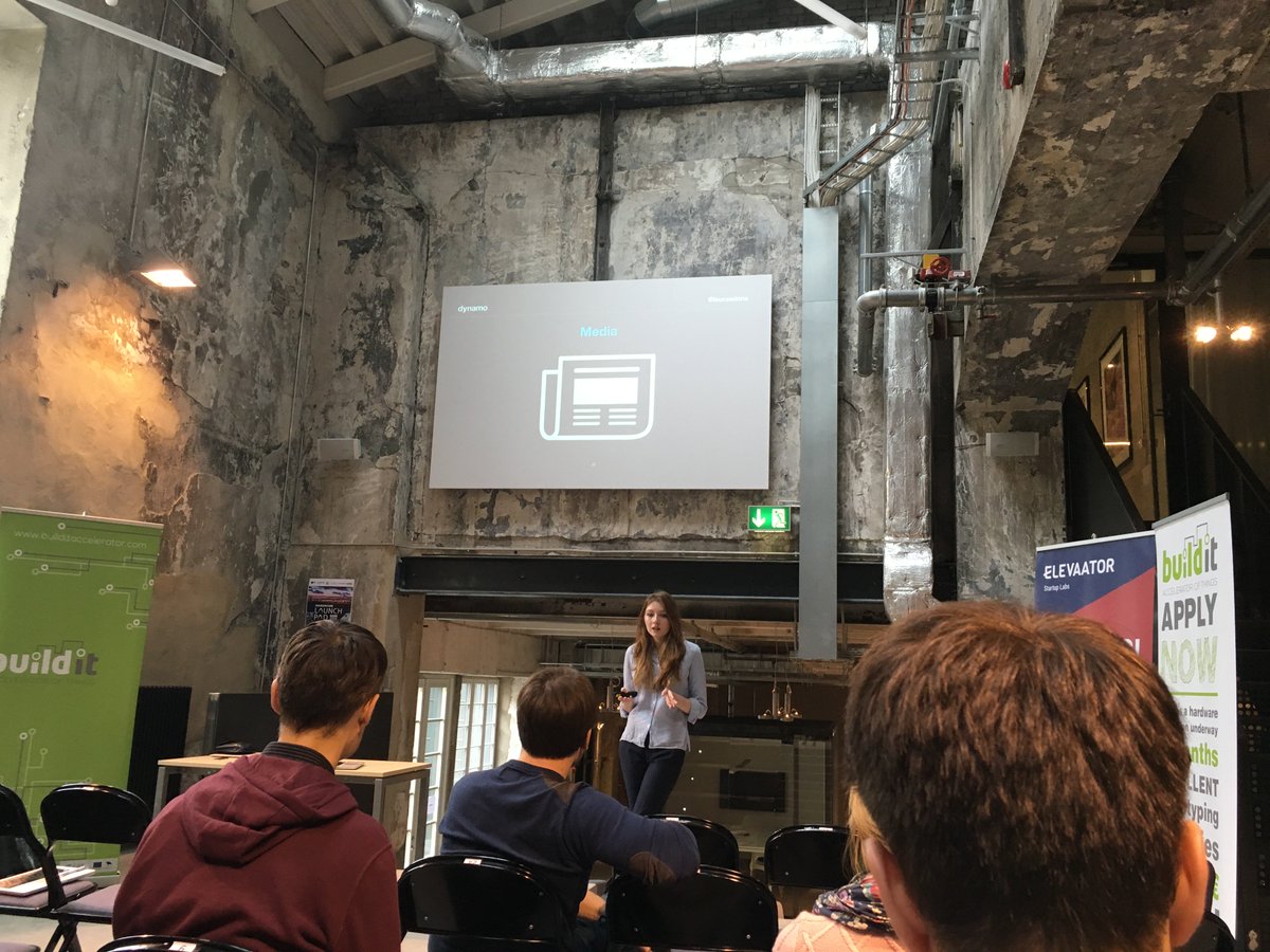 hardwareP's tweet photo. The crowdfunding PR talk @laurawinns @dynamopr seems a big hit at #LaunchPadTNL @BuilditAcc @UK_EST_TechLink https://t.co/5LtcX16RAE