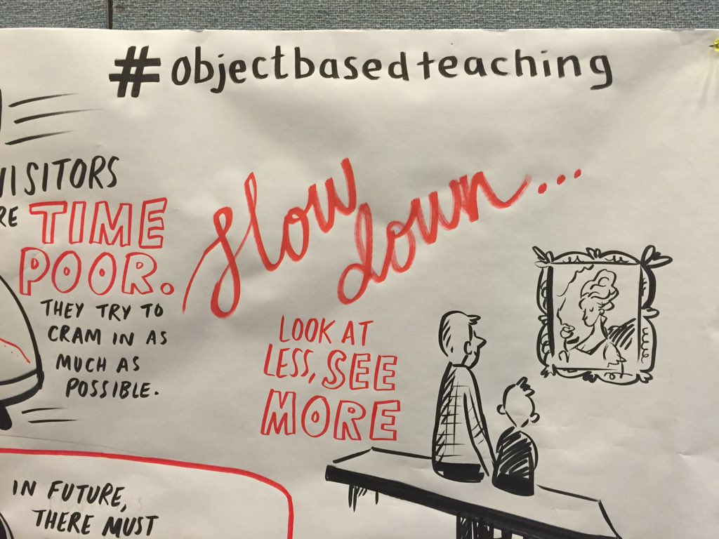 thinkingmuseum's tweet image. Love this! Slow down. Look at less, see more. #objectbasedteaching #slowartday