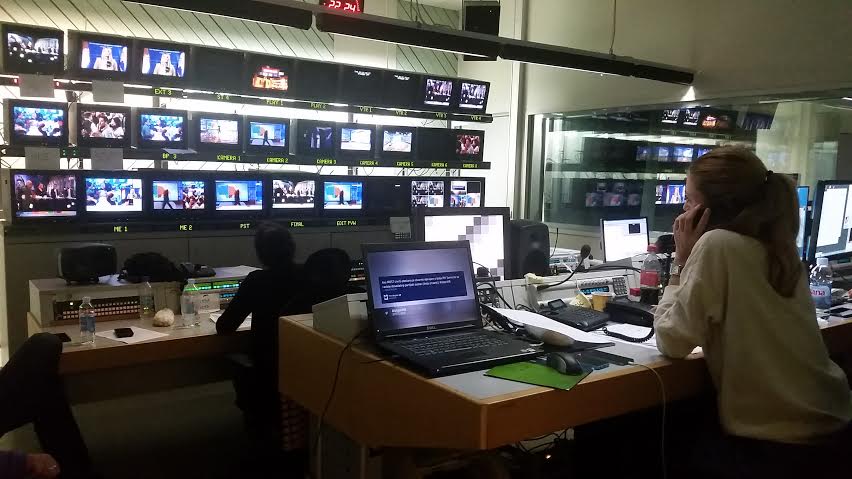 MobileViewpoint's tweet photo. #behindthescenes of Croatian @mojHRT #TVnews control room. Guess what? They have 9 #WMTlive #FLEXlive encoders https://t.co/iSLqOVnlyG