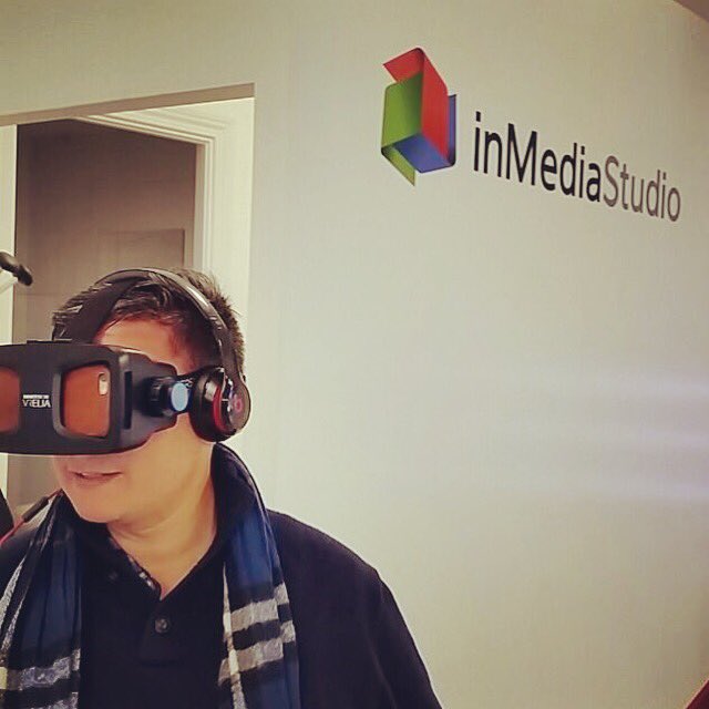 ImmersiONVRelia's tweet photo. #ImmersiONVRelia GO @ #InMediaStudio #ExperienceLab #Madrid https://t.co/2UN5gtjpDk