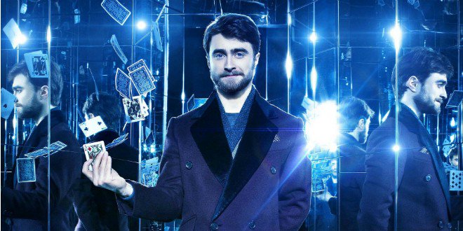 MuggleNet's tweet photo. #DanielRadcliffe is "terrible at magic" in #NowYouSeeMe2?! The irony is real! https://t.co/RnpeqQiEBE https://t.co/azeXJbeMFD