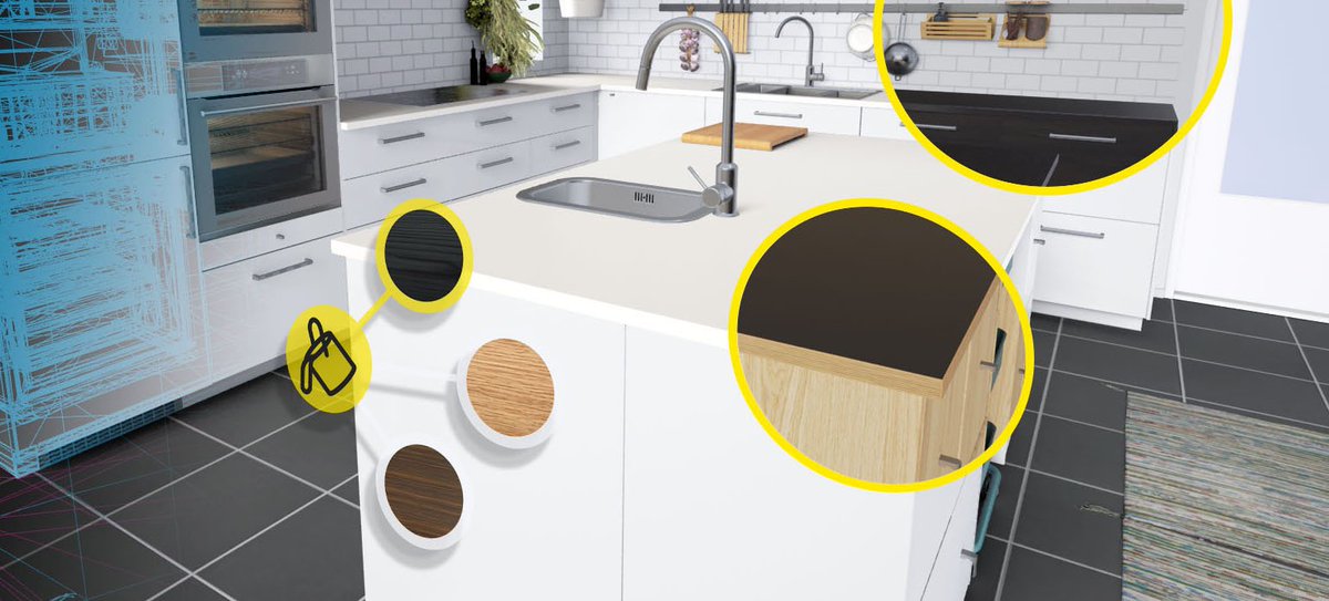 Gizmodo's tweet photo. IKEA wants you to plan your next kitchen in VR: https://t.co/T3W1P5tvtr https://t.co/EqJefD5C4X