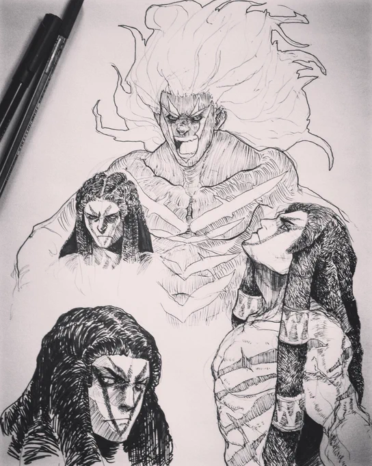 Necalli doodles @StreetFighter @SFAFofficial #streetfighter #sfv #streetfighterv #art #artwork #doodles 