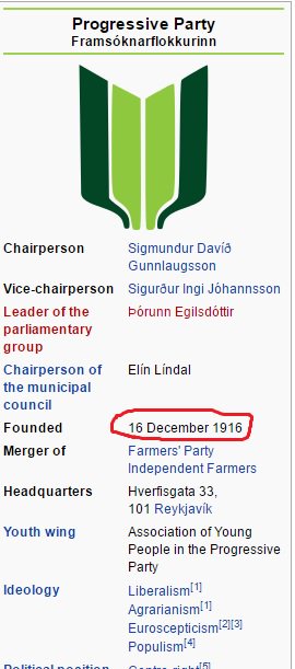HafsteinnOrmar's tweet photo. Kaldhæðni örlaganna að endalok framsóknarflokksins séu á hundrað ára afmælisári hans. https://t.co/btkXgfnWus