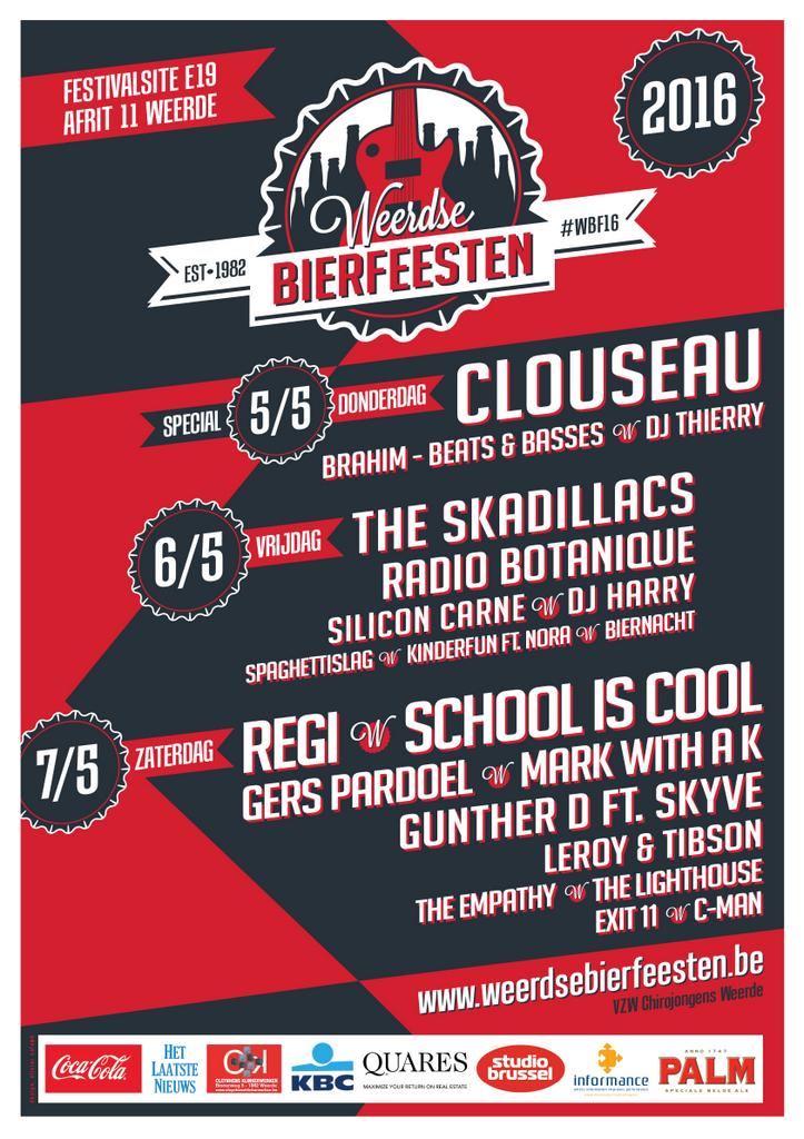 W_bierfeesten's tweet photo. Nog 1 maand! @Clouseau_be , @Realregi , @sch00lisc00l , @GersPardoel , @DJMWAK , @djgunther en veel meer! #wbf16 https://t.co/GhzSHQoBFI