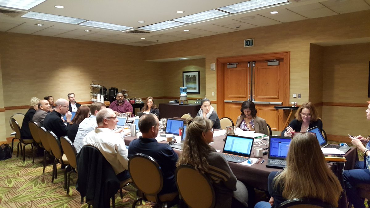 ACJS_Prez's tweet image. A look into the ACJS Executive Board in session last week in Denver. #ACJS2016. ACJSDenver