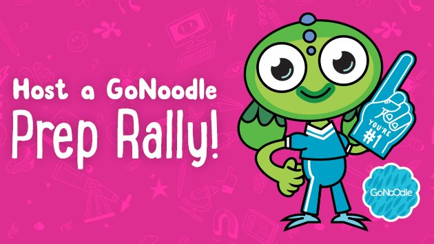 GoNoodle's tweet photo. STILL in the midst of testing? Have no fear, the Prep Rally downloads are here: https://t.co/MVmUMaa1p4 https://t.co/68vayBMBb4