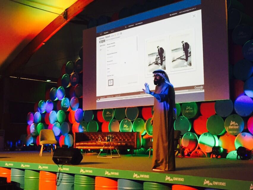 EntMagazineME's tweet image. At #STEP2016 now, @SultanAlQassemi on bringing #MiddleEast #art online. Our piece on him: entrepreneur.com/article/247578