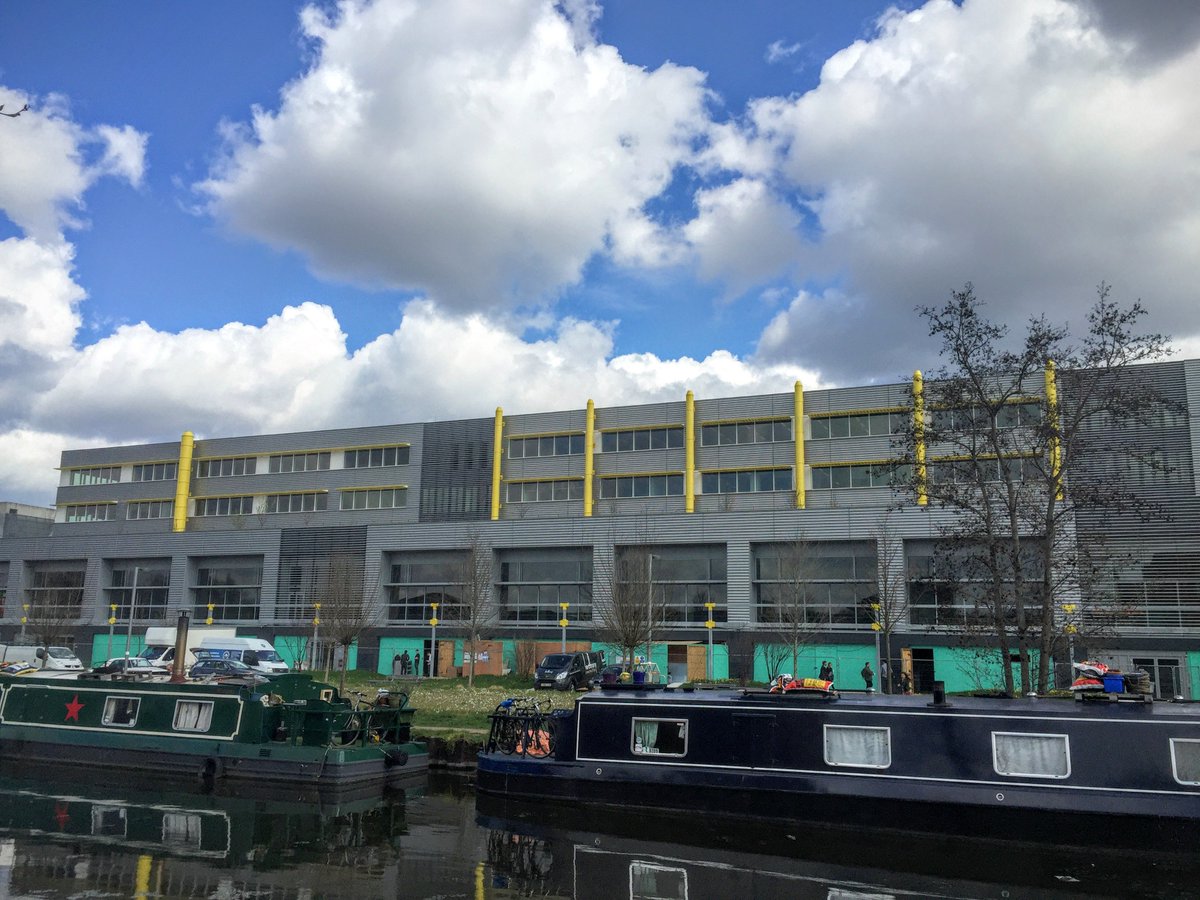 HereEast's tweet photo. What's that? No cladding! What a day to celebrate Canalside, buzzing summer evenings here we come! #ProgressHere https://t.co/Riw48lq90t