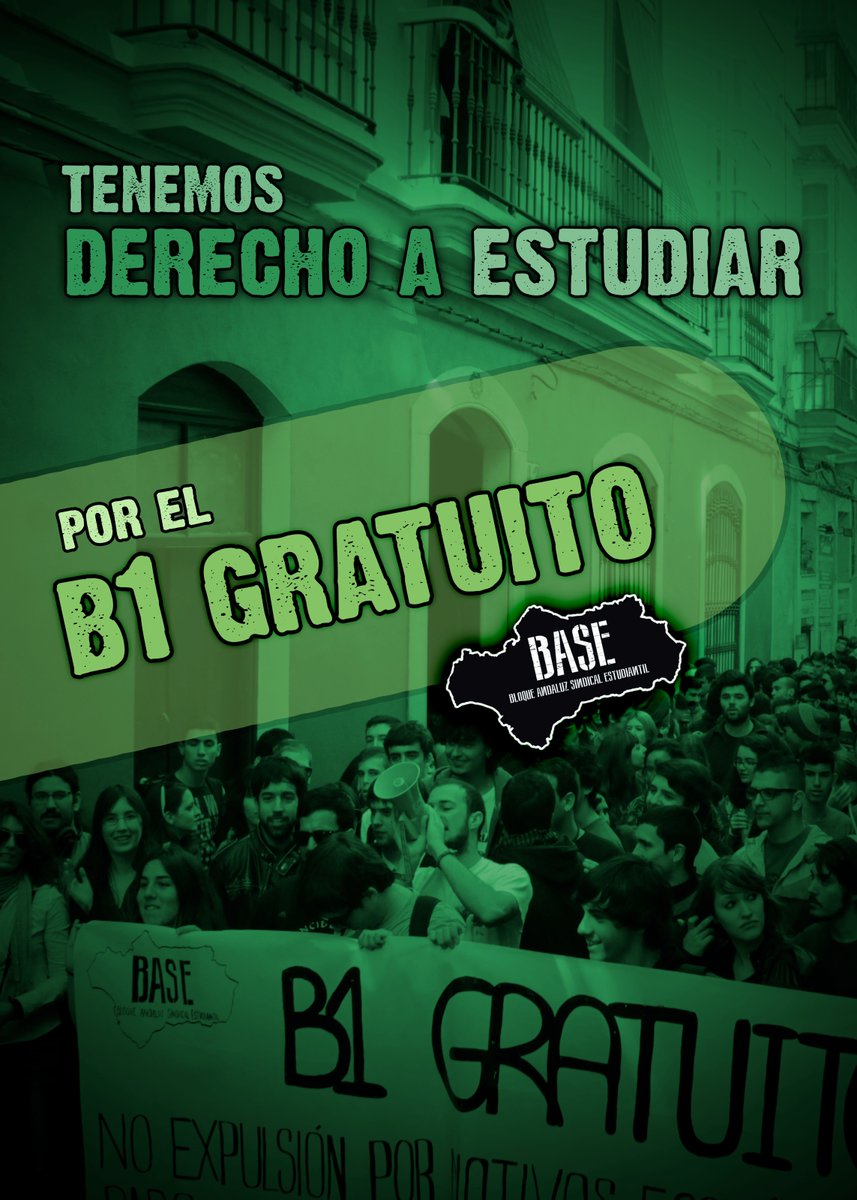BASEstudiantil's tweet photo. POR UN B1 TOTALMENTE GRATUITO, ¡NO NOS SALEN LAS CUENTAS! https://t.co/hGxrPmgcLP