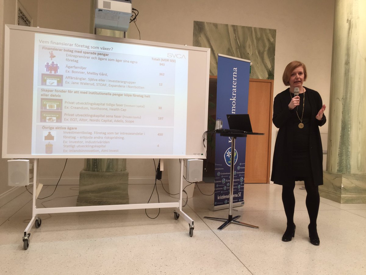 Änglar finns och står för 12miljSEK av investeringar i Sverige! Heja <a href="/StoafSe/">StoafSE</a> Tack <a href="/elisabethtr/">Elisabeth Thand Ringqvist</a> och @SwPrivateequity