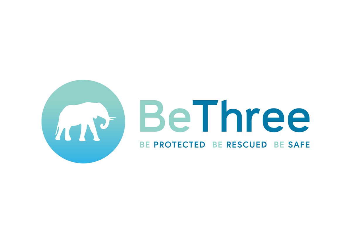 Be3Three's tweet photo. Our new logo developed by David Henderson Design @WeAreDHD #Be_protected #Be_Rescued #Be_Safe https://t.co/QZYyprVXes