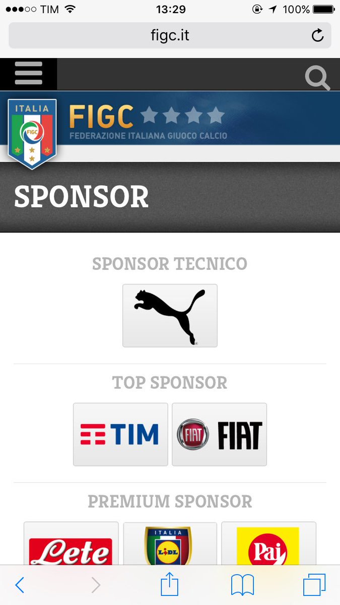 fabrizioatt's tweet photo. La #FIGC ha come sponsor principale la #Fiat. Vogliamo aggiungere altro? https://t.co/kFH2oTA32O