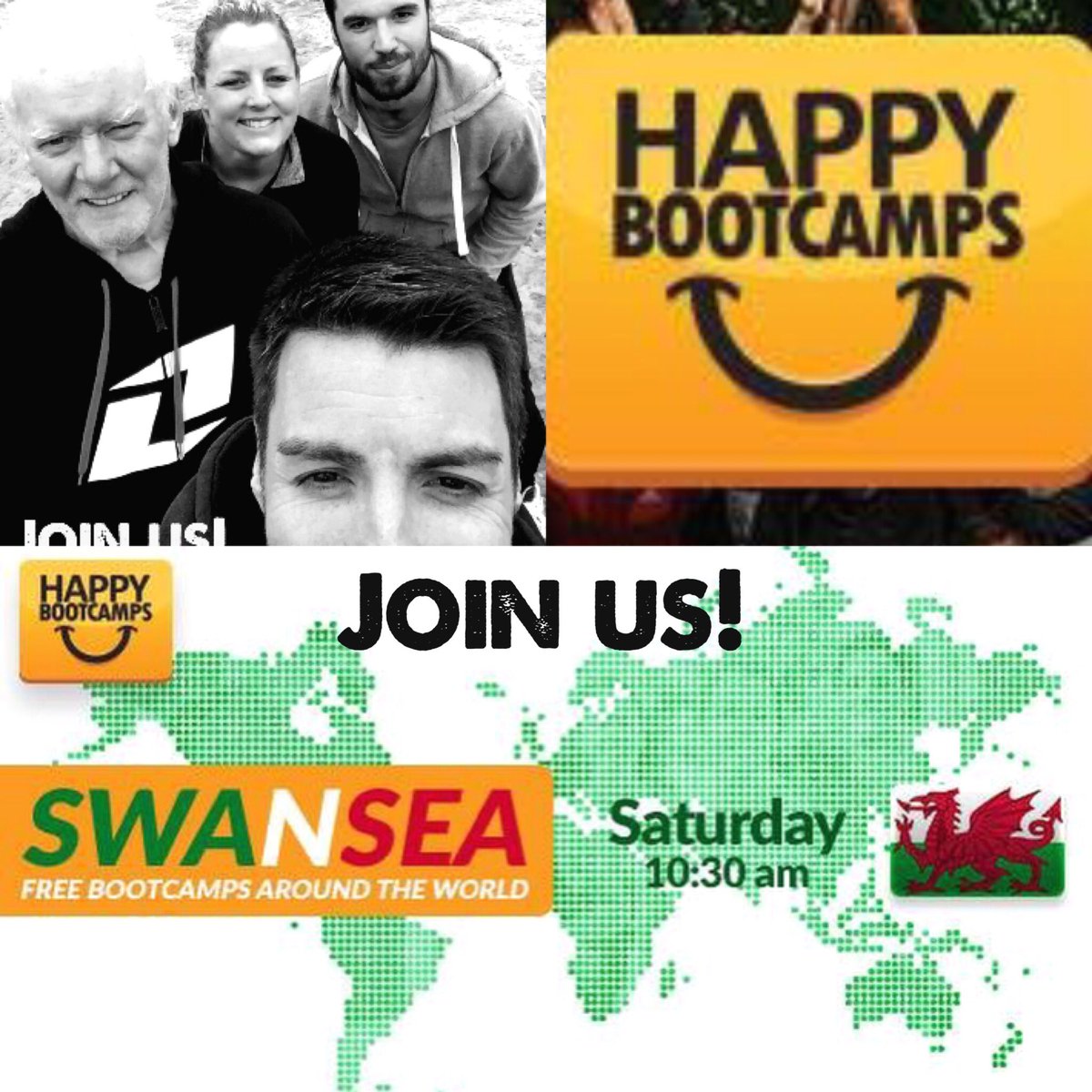 Free Bootcamp!
Register here:
happybootcamps.com/members
@transformwithus @happybootcamps 
#Swansea #fitness #free