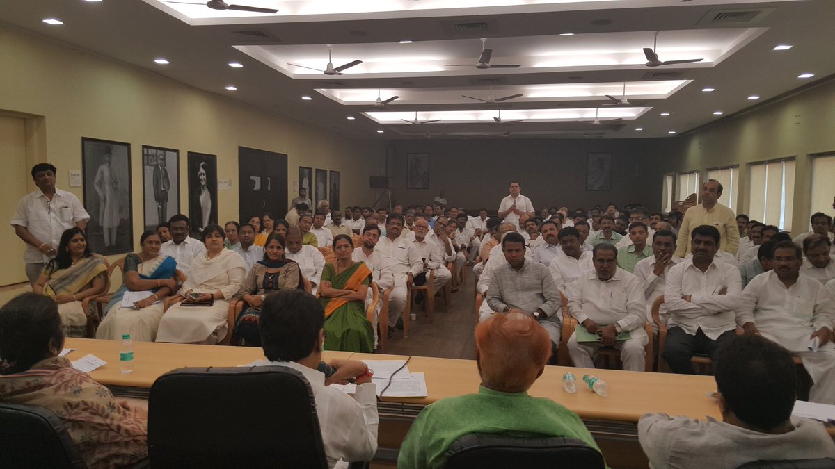 INCMaharashtra's tweet photo. Meeting @MPCC held to prepare for massive rally @Nagpur on11/4 to commemorate 125th birth Anniversary of Dr.Ambedkar https://t.co/Olbb4DJGsI