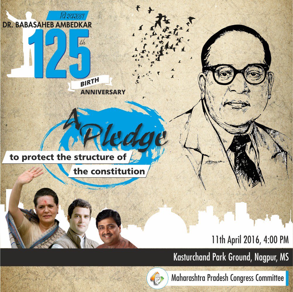 INCMaharashtra's tweet photo. Meeting @MPCC held to prepare for massive rally @Nagpur on11/4 to commemorate 125th birth Anniversary of Dr.Ambedkar https://t.co/Olbb4DJGsI