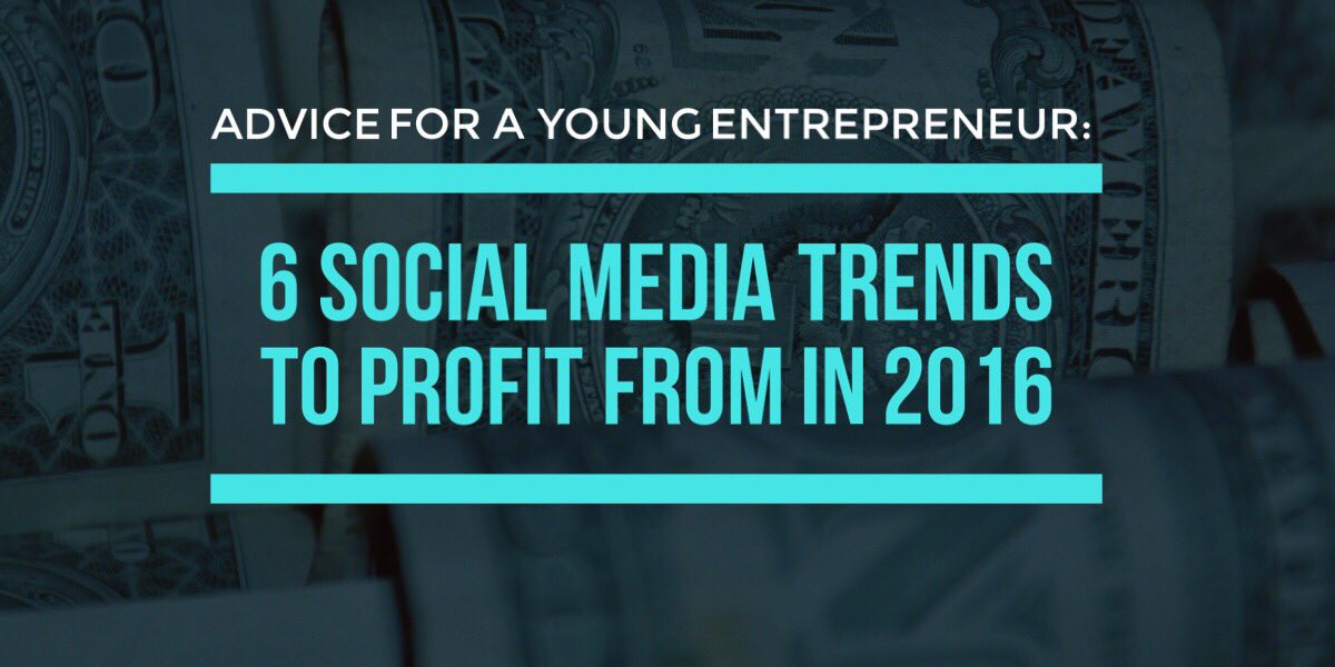 RKWDC's tweet photo. For a Young #Entrepreneur: 6 #SocialMedia Trends to Profit From in 2016: https://t.co/bV3G893z71 [#Startups] https://t.co/Jb7KmYNzDS