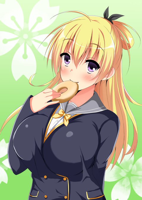 千恋万花からレナちゃん描きました
この子、ドーナツ大好きでオカ研の部長やってそうな声してますよね 