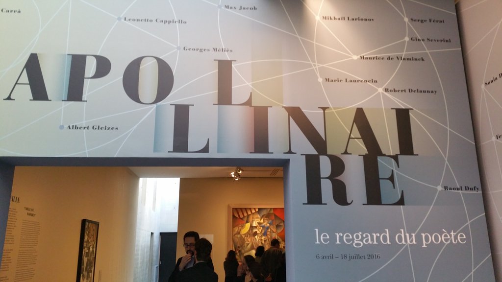 pascalart_'s tweet photo. Superbe #expo Apollinaire au musée de l'orangerie et pause giurmande au café du  musée @Elior_Group . https://t.co/MqDXfT69Mg